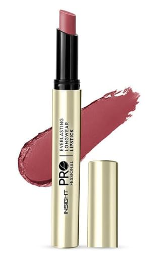 Image of INSIGHT Professional Everlasting Longwear Lipstick | Velvety Smooth Finish | Highly Pigmented | Transferproof,Waterproof,Smudgeproof | Infused with Vit E & Marula Oil - (Noob) 2.5gm