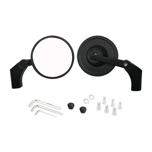 Retrovisores de moto ajustables con giro 360 para Kawasaki Z1000 Z900 y Z800