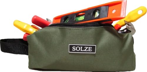 Estojo Porta Ferramentas Solze, Prático e Portátil, Verde Militar