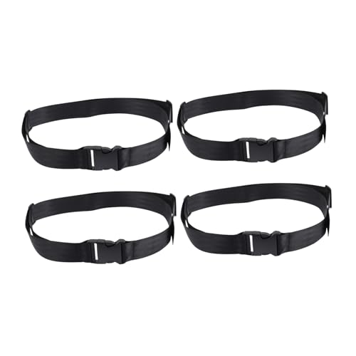 MERRYHAPY 4 piezas Cinturón Ajustable para Silla de Niña Arnés de Puntos de Correas para Trona Infantil Material Resistente y Ligero para Uso Diario