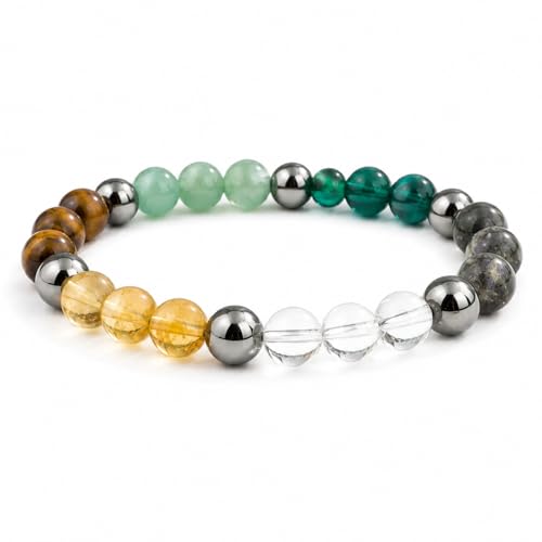 Image of Beaded Bracelet for Men & Women | Stretchable Handmade Prayer Meditation Yoga Wrist Bracelet | Stylish Everyday Wear | Free Size