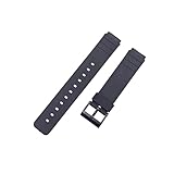JZK Correa reloj negra 16 mm para Casio MQ-24, MQ-58, MQ-71, MQ-76, MQ-77, MQ-98, MQ-104, LDP-800, MD712, MQ15, Correa repuesto plástico reloj para Seiko Sportsmatic Quartz