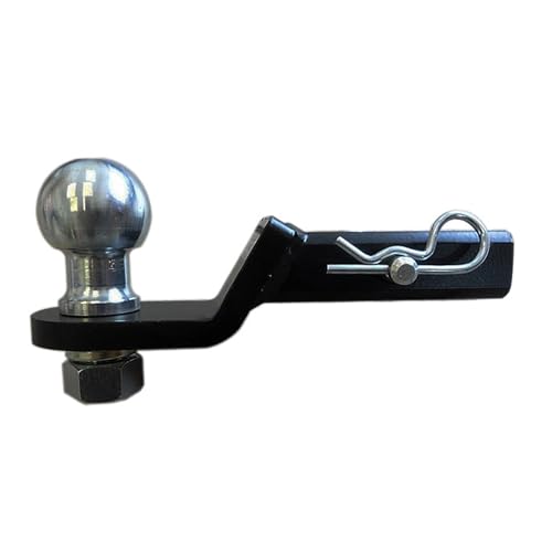 AHAKA Attelage de remorque 32 x 32 mm Adaptateur USA Quad ATV Tondeuse à gazon (+25 mm)