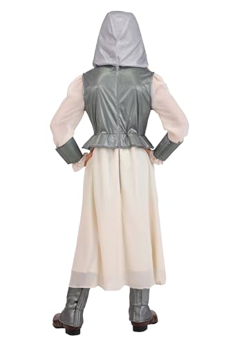 Disfraz completo medieval de Juana de Arco para niñas miniatura 2