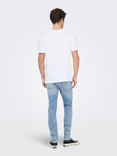 Only & Sons Male Slim Fit Jeans ONSLOOM Niedrige Taille Slim Fit Jeans – Ansicht 5