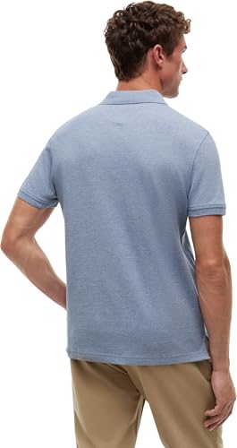 Tommy Hilfiger Herren Poloshirt Kurzarm 1985 Regular Fit, Blau (Brisk Blue Heather), XS – Ansicht 2
