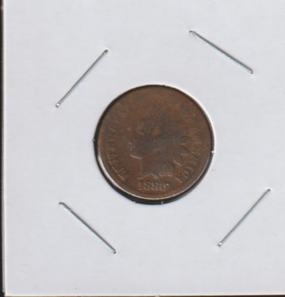1880 No Mint Mark Indian Head Penny