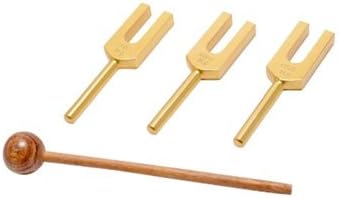 Gold Finish Angel Tuning Forks