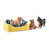SCHLEICH 42480 Welpenstube, für Kinder ab 3+ Jahren, Farm World - Spielset