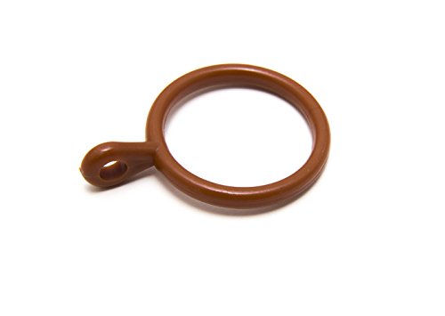 1.000 x bastone per tenda ad occhiello fisso medio in plastica marrone 25 mm ID 33 mm OD