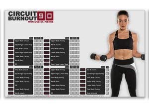 Circuit Burnout 90: 90 Day DVD Workout Program with 10+1 Exercise Videos + Training Calendar, Fitness Tracker &Training Guide and Nutrition Plan - Thumbnail 7