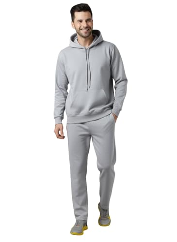 Image of Mack Jonney Solid Track Suit for men | Co-ord Set | Warm Fleece Tracksuit Set | Full Sleeve Hoodie