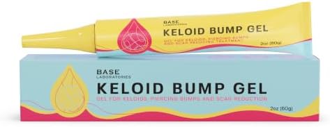 BASE LABORATORIES Keloid Bump Removal Gel, Natural Piercing Bump Treatment