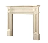 Pearl Mantels ARYB56140 Rich Architectural Quality Wood Mantel Surround, 56'W x 42'H, Unfinished