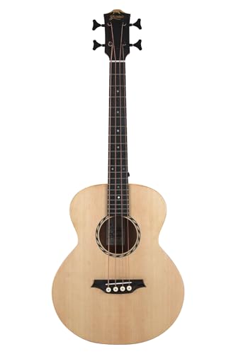 Bromo BAT 8E SG Solid Top Dreadnought Acoustic Bass Guitar