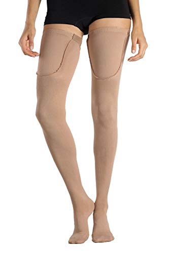 +MD Medical Compression Stocking 15-20mmHg Anti-Embolism Hose Graduated Support Socks Thigh High