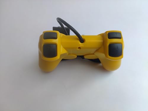 Image of Premium PS2 Compatible Wired Controller - High-Performance Gamepad for PlayStation 2 (All Models) Ergonomic Gamepad with Dual Vibration Feedback, Precision 360 Analog Sticks, Ergonomic Pro Grip - (SOLID YELLOW)