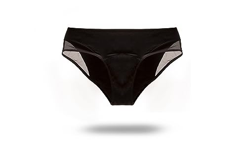 Culotte menstruelle shorty noir flux abondant L fini les fuites de règles