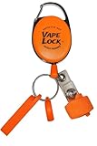 Vapelock Retracting Vape ClipPatent Pending The First Retracting Anti-Loss Device for All Lightweight Vapes Keeps Vape Upright and Available