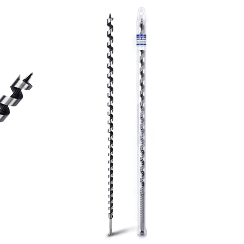 9/16" X 31.5" Auger Bit for Wood, 14x800mm Extra Long Auger Drill bit