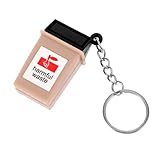 NUOBESTY Mens Kids Playset Men Car Keychain for Men Garbage Cans Key Tags Key Holder Chain Classification Trash Bin Keychain Creative Key Ring Stylish Key Hanging Decoration Toy