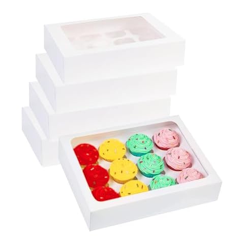 The Baker Shop 12-Hole Cupcake Window Boxes Cover