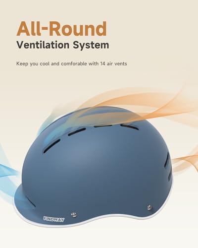 image for Findway Pro Bike Helmet for Adults,Adjustable Cycling Helmet for Men &