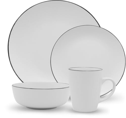 La Mejor Selección de Vajillas de ceramica del mes. 43 Chefmaker Vajilla de Cerámica Zury 16 Piezas para 4 Personas