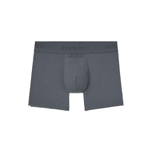 Image of Tommy John Men's Trunk 4 inch Underwear, Second Skin Boxers with Supportive Contour Pouch, Soft, Breathable Stretch Fabric Boxers