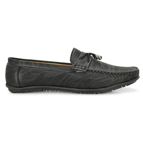 Image of Karaddi Men's Loafer Shoes Tan Brown Black Shoe for Men Casual