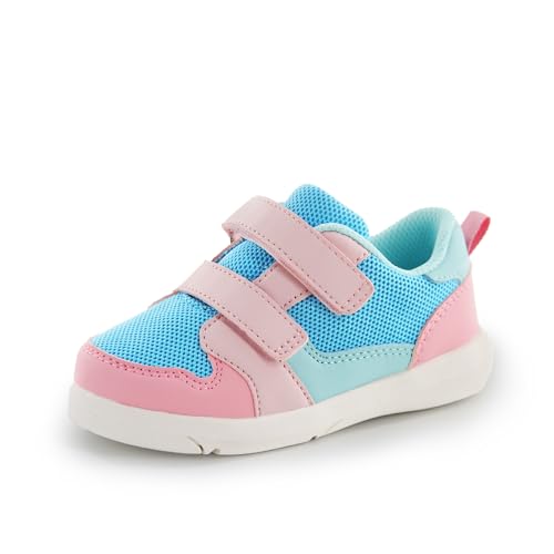 SKYWHEEL Toddler Boys Girls Tennis Shoes Kids Slip On Barefoot Shoes Wide Casual Walking Running Sneakers for Little Kids