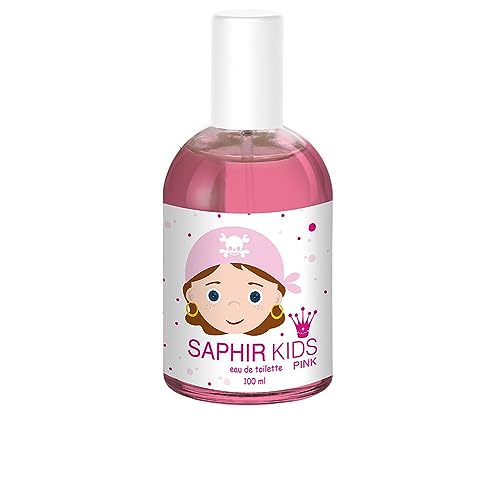 PARFUMS SAPHIR Kids Pink - Eau De Toilette Para Niñas, color Rosa, 100 ml