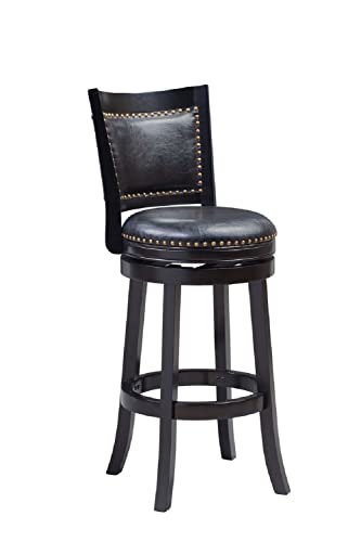 Boraam 42529 Bristol Taburete giratorio, 29 pulgadas, color negro