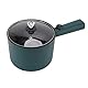 plplaaoo Elektrische Hot Pot, 1.8L Tragbare Mini Antihaft Multikocher, Schneller Ramen Kocher, Travel Electric Bratpfanne mit 2 Temperaturmodus und 6 Funktionen, für Steak/Nudeln/Suppe/Ei/Hafer