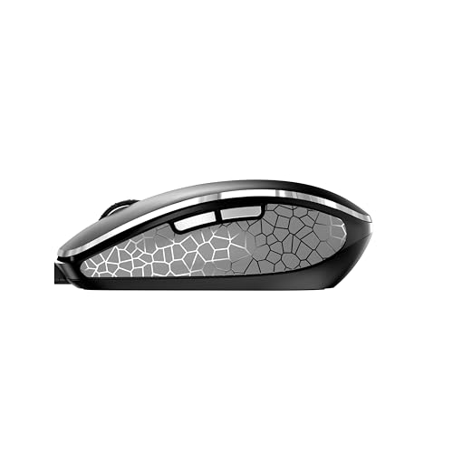 CHERRY MW 8C ADVANCED, Mouse Senza Fili, Connessione Bluetooth o Radio 2,4 GHz, Risoluzione Regolabile su 4 Livelli Fino a 3000 dpi, Ricaricabile, Nero - Immagine 1