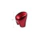 CKE Compatible with Honda Civic 2022 2023 2024 2025 2026 for CRV HRV 2023 2024 2025 2026 for Accord 2018-2024 2025 2026 Accessories Car Center Console Gear Shift Knob Cover Trim Cap -Red Carbon