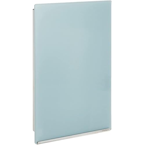 Blomus Velio Glass Magnet Board with Key Holder, Gray