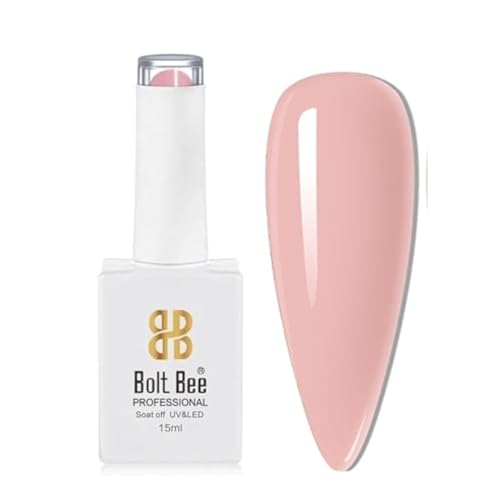Image of Bolt Bee Pink Color Gel Nail Polish Soak Off UV Gel DIY at Home Manicure Salon Nail Art (3, 15ml)