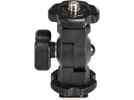 VTS 1/4" Hot Shoe Mount Adapter 1/4" Screw for Cameras Camcorders, Smart Phone, Gopro, Led Video Light, Microphone, Video Monitor