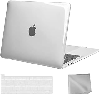 MOSISO Compatible with MacBook Pro 13 inch Case 2023 2022 2021-2016 Release M2 M1 A2338 A2289 A2251 A2159 A1989 A1706 A1708, Plastic Hard Shell Case & Keyboard Cover Skin & Wipe Cloth, Rose Quartz