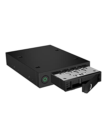 Alluminio e metallo Icybox IB-2212SSK Mobile Rack per 1 x 2,5\