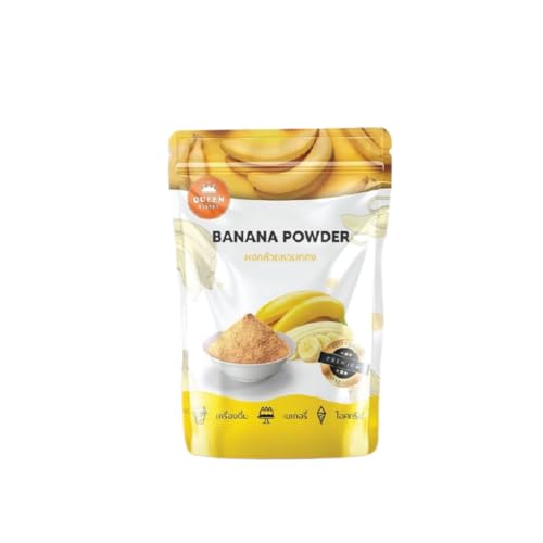 (Pack of 3) ควีน Pure Gros Michel Banana Powder - Finely Ground Fruit Powder for Smoothies, Baking 100g image 2