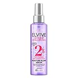 L'Oreal Paris Elvive Hydra Hyaluronic Serum, With Hyaluronic Acid for Dry, Dehydrated Hair, Replumping Hydrating Treatment, for All Hair Types, 150ml