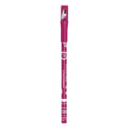 Image of Colors Queen Eye & Lip Liner Pencil with Sharpener | Long Lasting & Smudge Proof Lip Liner | Matte Finish, Rich Color Payoff Sharpenable Pencil (Karina Peach)