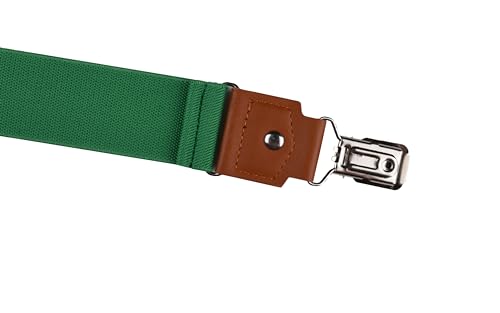 Image of Suspenders for Men Y Back Adjustable Elastic with Strong Clips 47 Inches