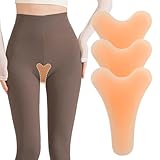 3 Pack Camel Toe Concealer, Reusable Women's Invisible Adhesive Silicone Anti-Camel Toe Covers, No VPL Liner for Leggings Yoga Workouts & Beach Surfing Cycle