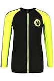 Taschen hinten am Saum JP 1880 Herren große Größen Fahrrad-Trikot hellgelb 6XL 748529 61-6XL
