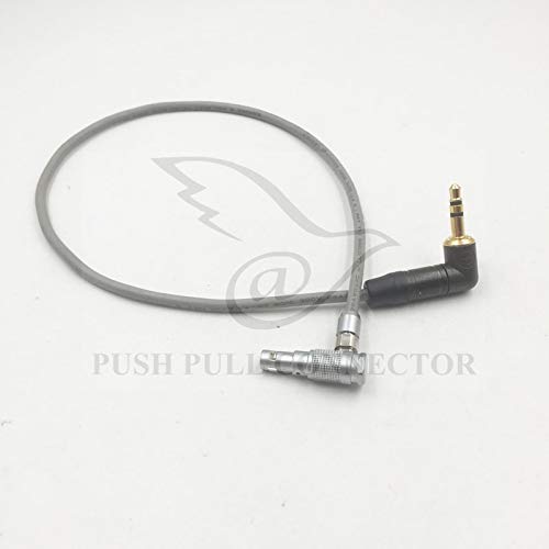 Davitu connector FHG.00.305 5 pin plug to Davitu 3.5 Mini TRS Jack audio plugs For ARRI ALEXA mini camera audio cable - (Color: 100cm)