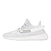 adidas Mens Yeezy Boost 350 V2 Lace Up Sneakers Shoes Casual - White - Size 5 M