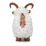 Itkcozcg Sac à bandoulière fonctionnel en forme de mouton avec design léger et bandoulière réglable pour une épaule décontractée, marron, One Size